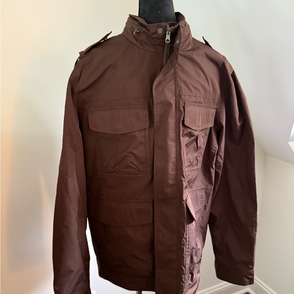 GAP Men's Dark Brown Military Jacket